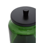 Kiara Green Glass Bathroom Jar | Allegra