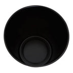 Kiara Stainless Steel Black Waste Bin | Allegra