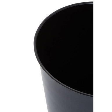 Kiara Stainless Steel Black Waste Bin | Allegra
