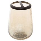 Textured Glass Toothbrush Holder | Allegra