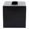 Stainless Steel Black Tissue Box | Allegra