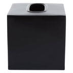 Stainless Steel Black Tissue Box | Allegra