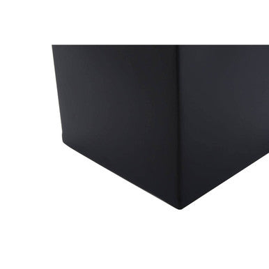 Stainless Steel Black Tissue Box | Allegra