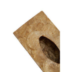 Beige Seashell Tissue Box | Palu