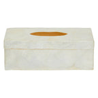White Sea Shell Tissue Box | Palu