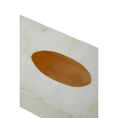 White Sea Shell Tissue Box | Palu