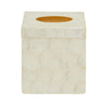 White Shell Square Tissue Box | Palu