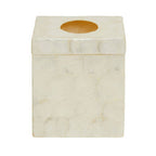 White Shell Square Tissue Box | Palu