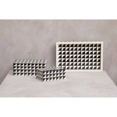 Black and White Tray | Davino