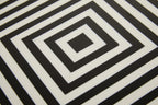 Black and White Finish Square Tray | Donato