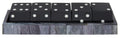 Grey Bone Dice Set with Black Dice | Churchill Games