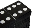 Gold Domino Set with Black Dominoes | Churchill Games