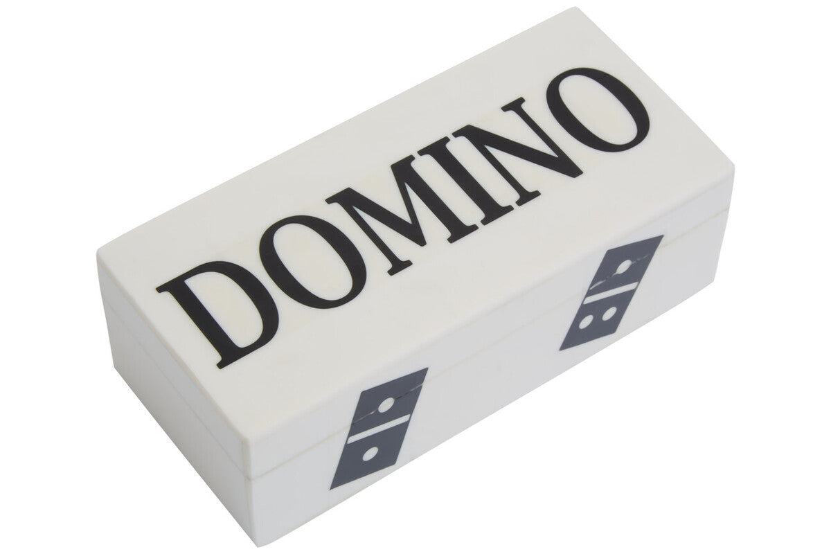 White and Black Domino Box | Churchill Games