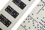 White and Black Finish Domino Box | Churchill Games