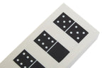 White and Black Finish Domino Box | Churchill Games