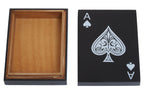 Black and White Card Box with Playing Cards | Churchill Games