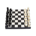 Small Black and White Foldable Chess Set | Churchill Games