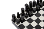 Small Black and White Foldable Chess Set | Churchill Games