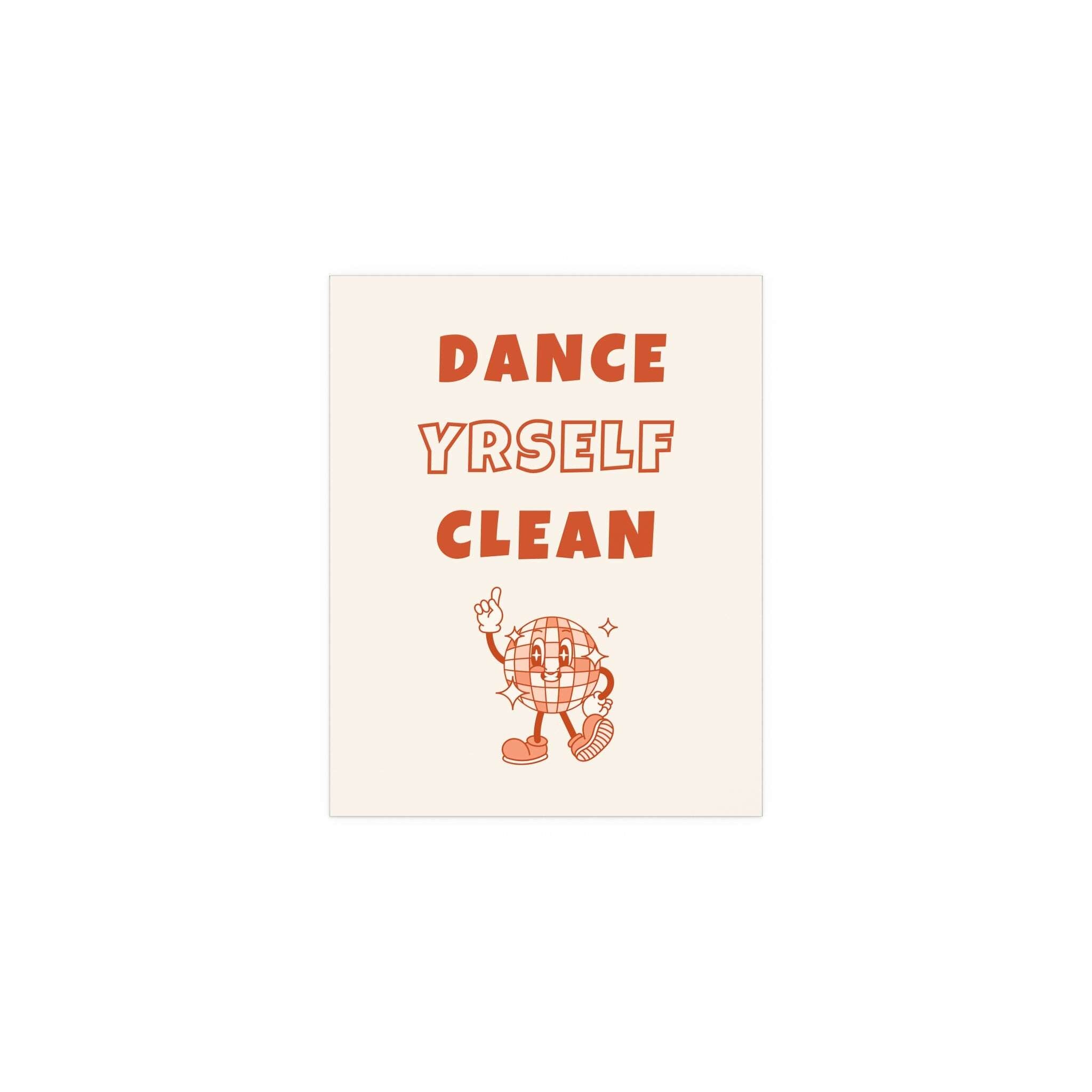 LCD Soundsystem - Dance Yrself Clean (Orange + Off-white)