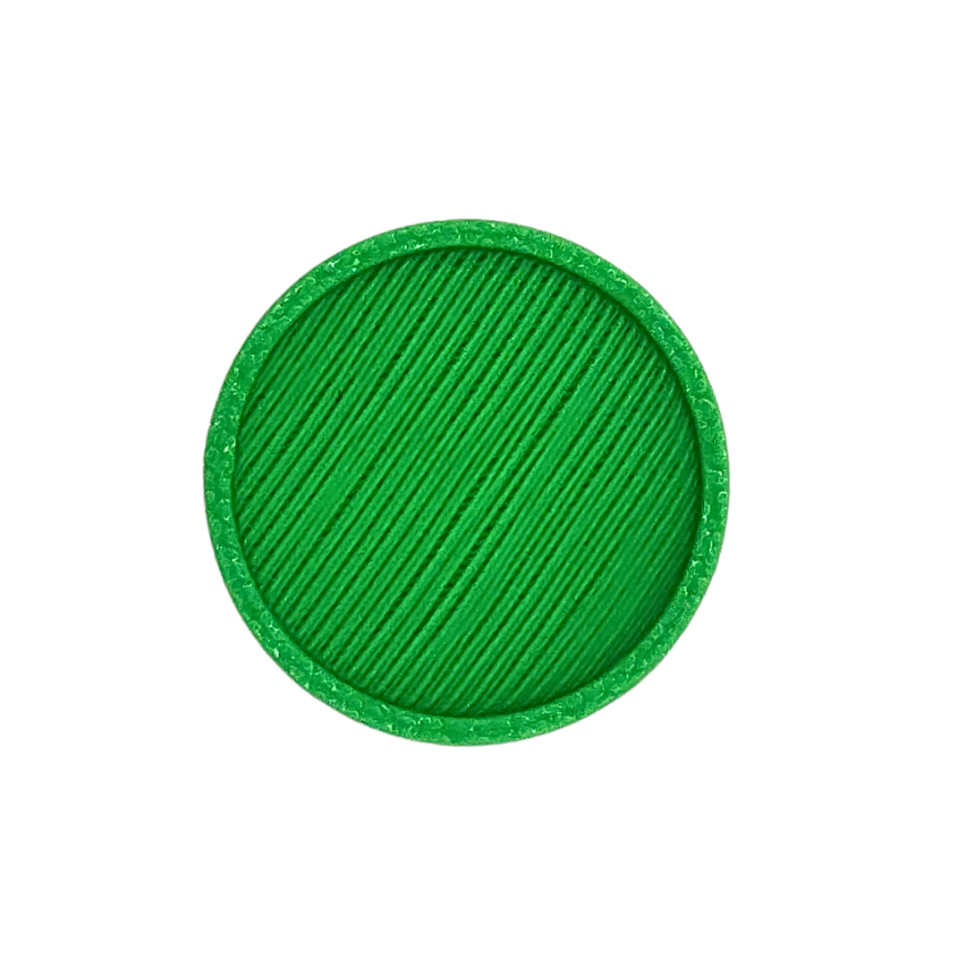 10 Small High Power Peppermint (Green And White) Memo Board Magnets