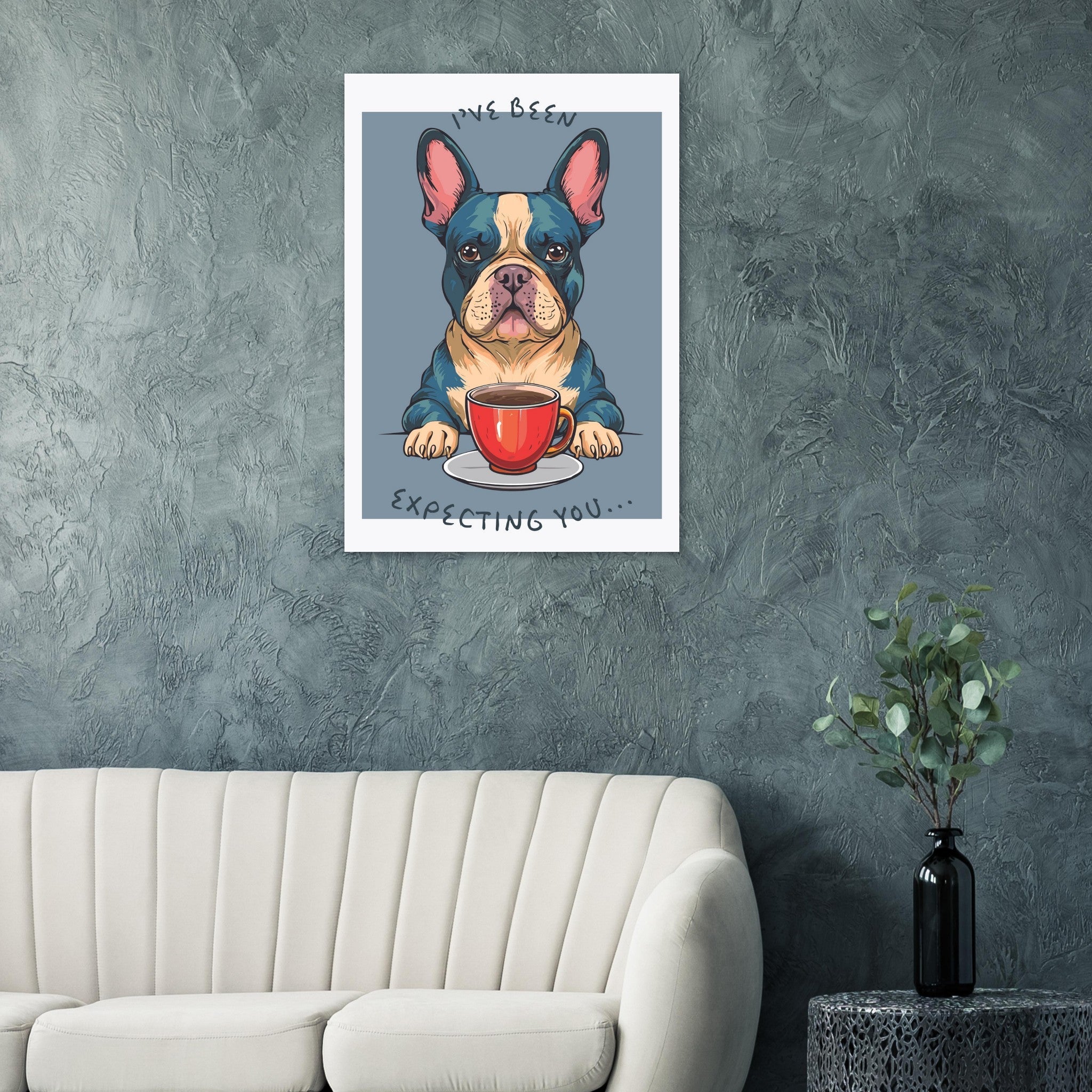 'I've Been Expecting You' (Dog) - Premium Matte Paper Poster
