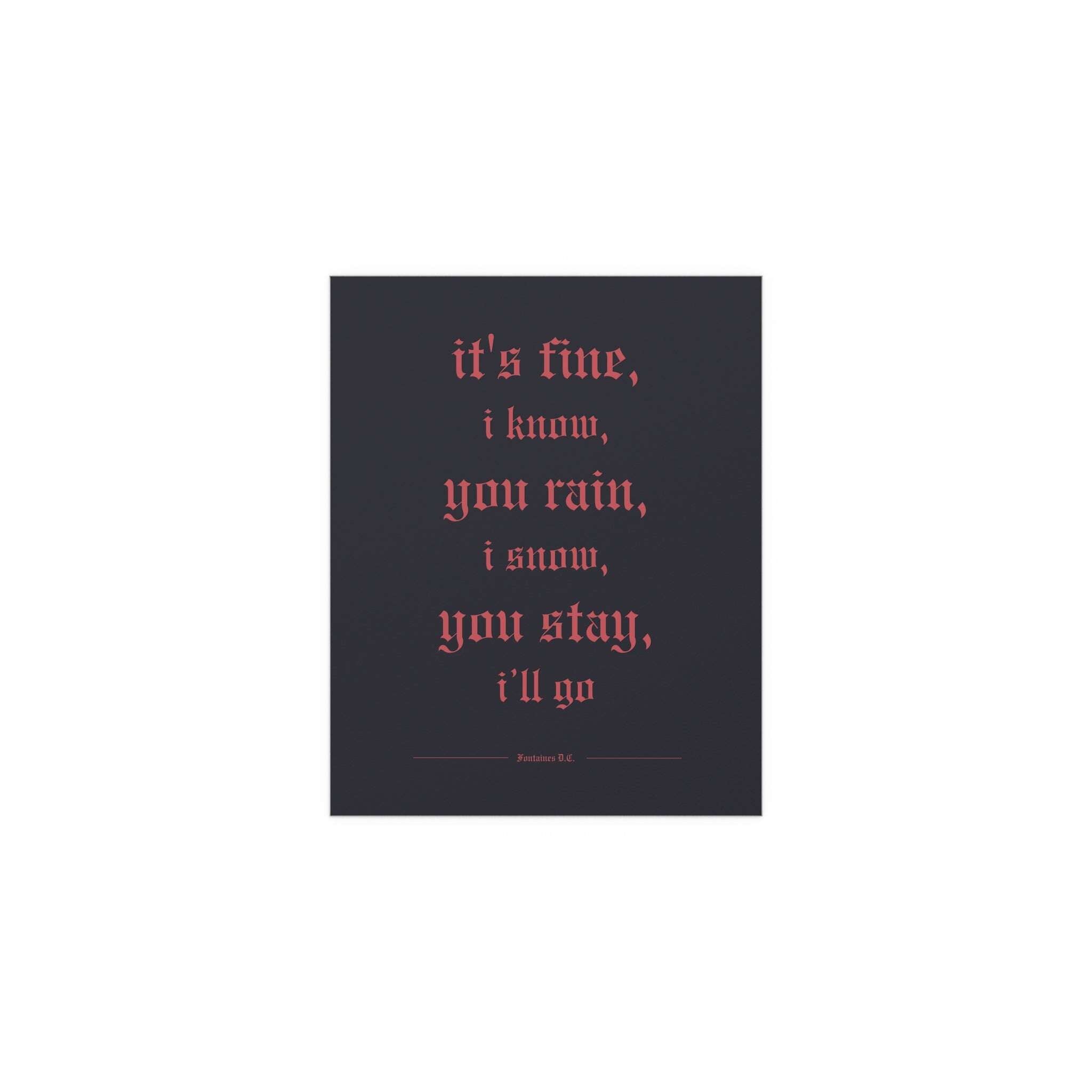 Fontaines DC - Motorcycle Boy