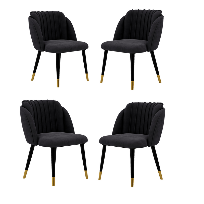 Milano velvet dining chair