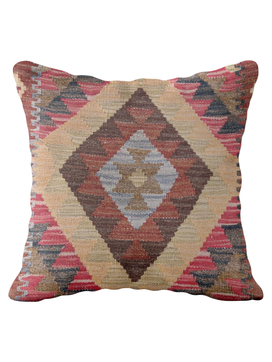 Afghan Kilim Cushion Cover - 45 x 45 cm