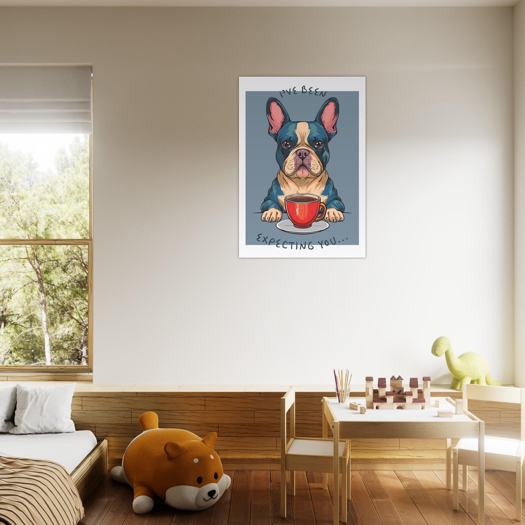 'I've Been Expecting You' (Dog) - Premium Matte Paper Poster