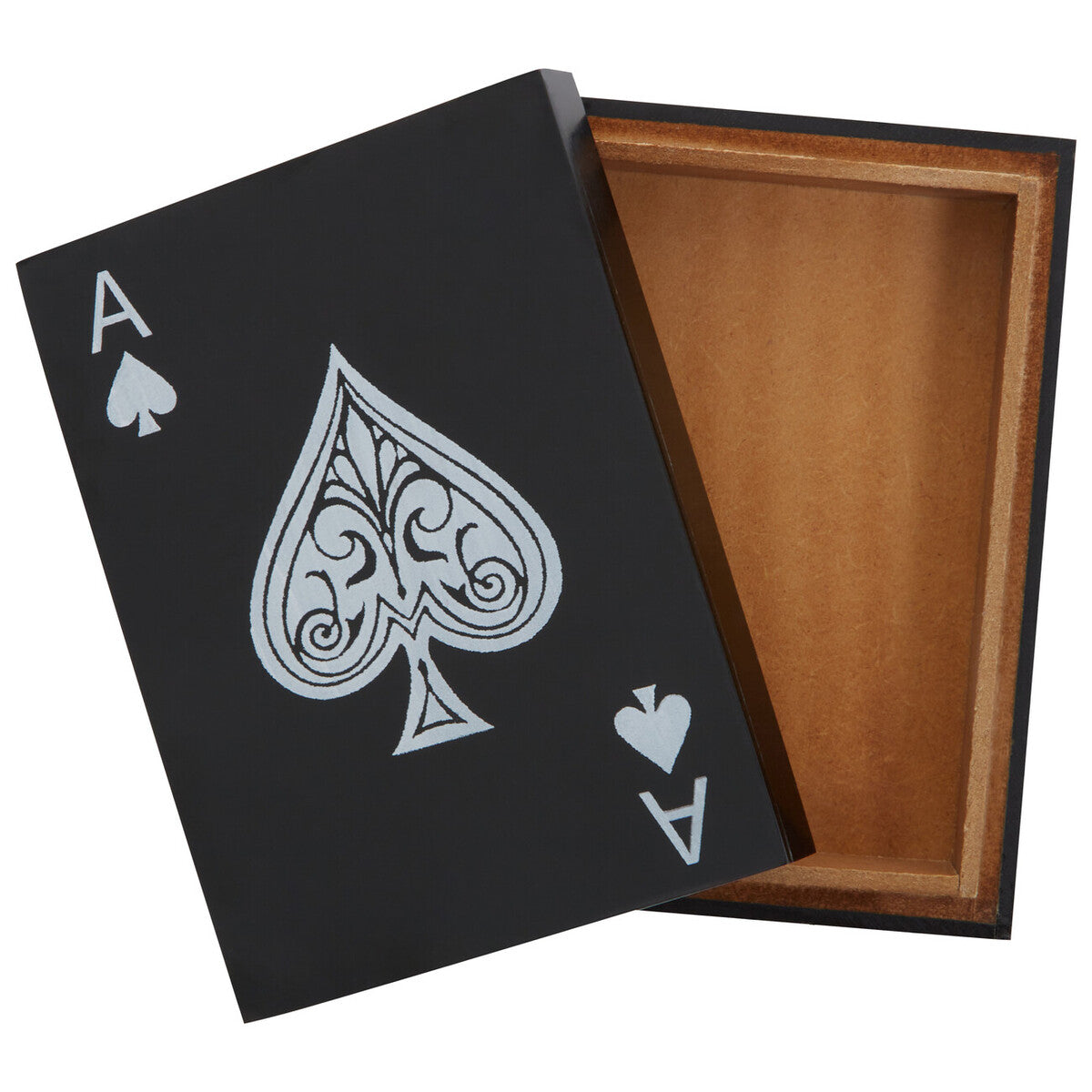 Black and White Card Box with Playing Cards | Churchill Games