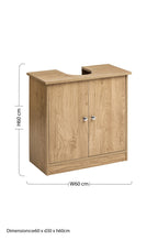 Veneer Under Sink Cabinet | Portland Oak