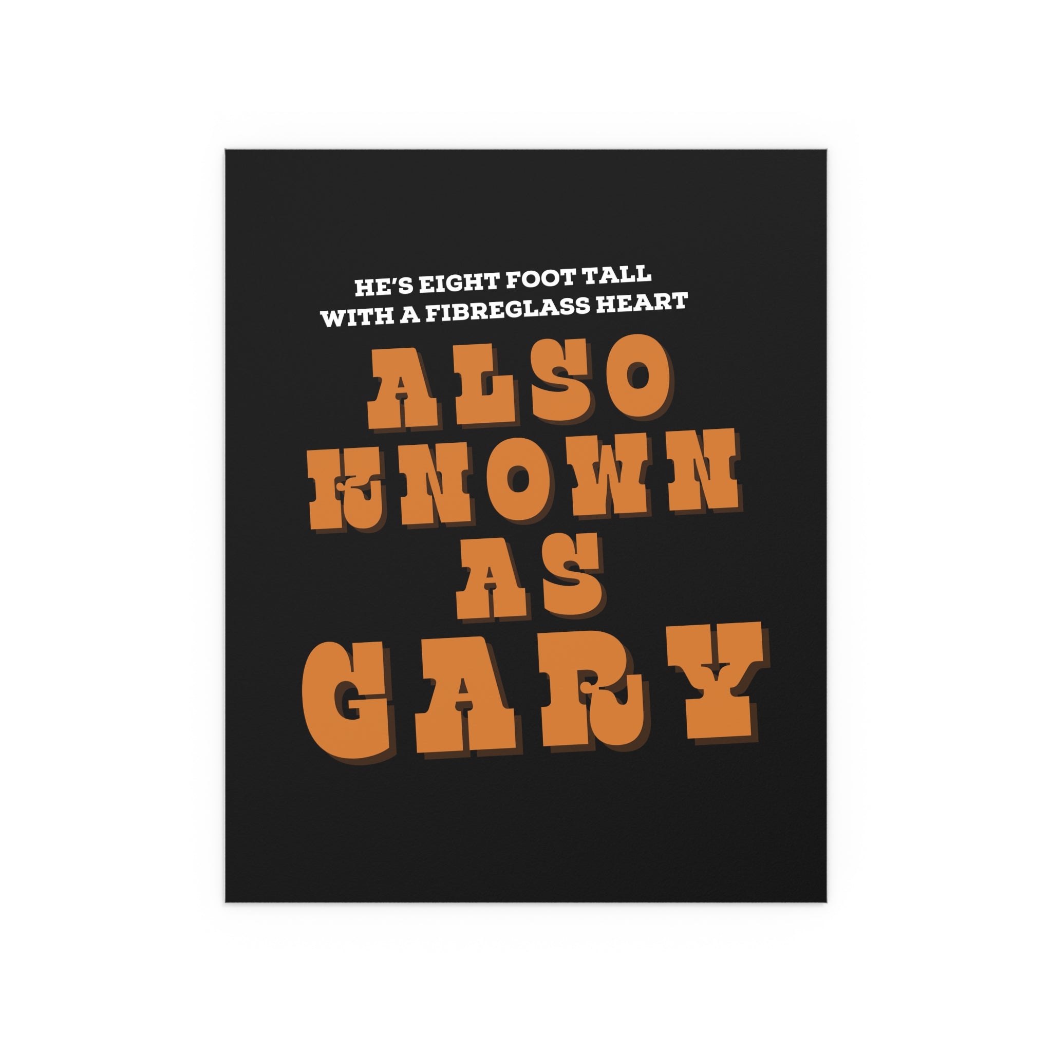 Blossoms - Gary (Black & Orange)