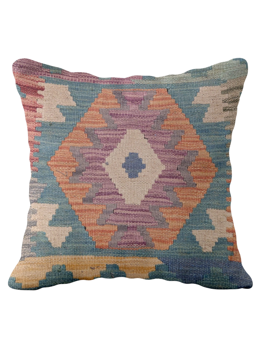Afghan Kilim Cushion Cover - 45 x 45 cm