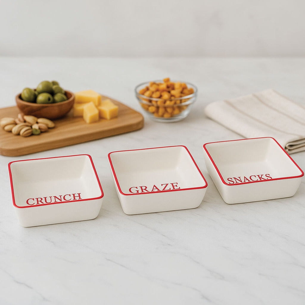 Set of Three Snack Dishes | Hollywood