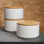 Set of 3 Stackable Canisters | Fenwick