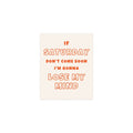 Sam Fender - Saturday (Off-white + Orange)