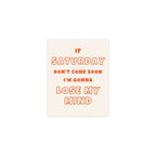 Sam Fender - Saturday (Off-white + Orange)