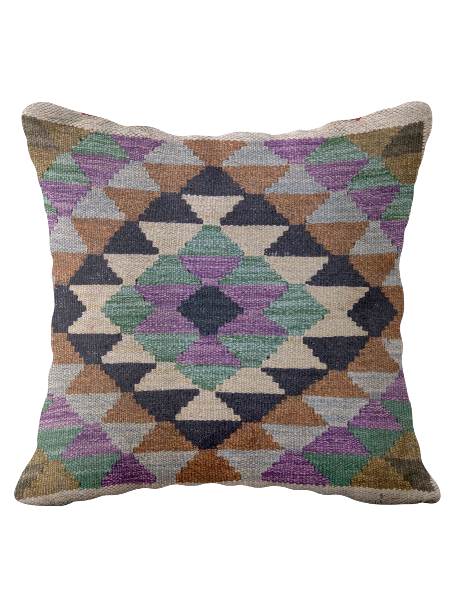Afghan Kilim Cushion Cover - 45 x 45 cm