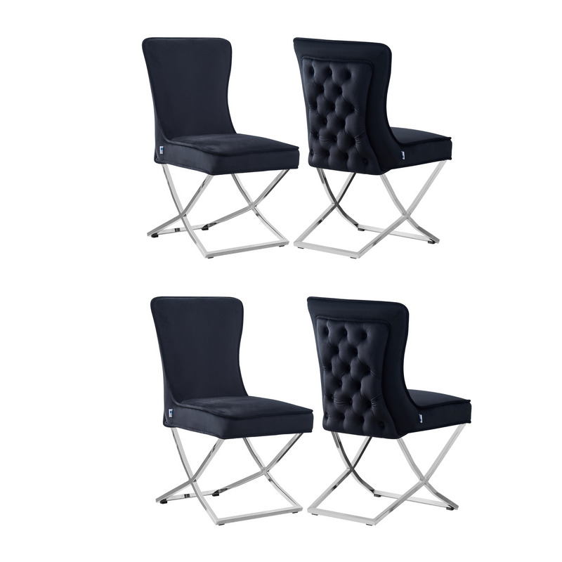 Trafalgar Velvet Dining Chair