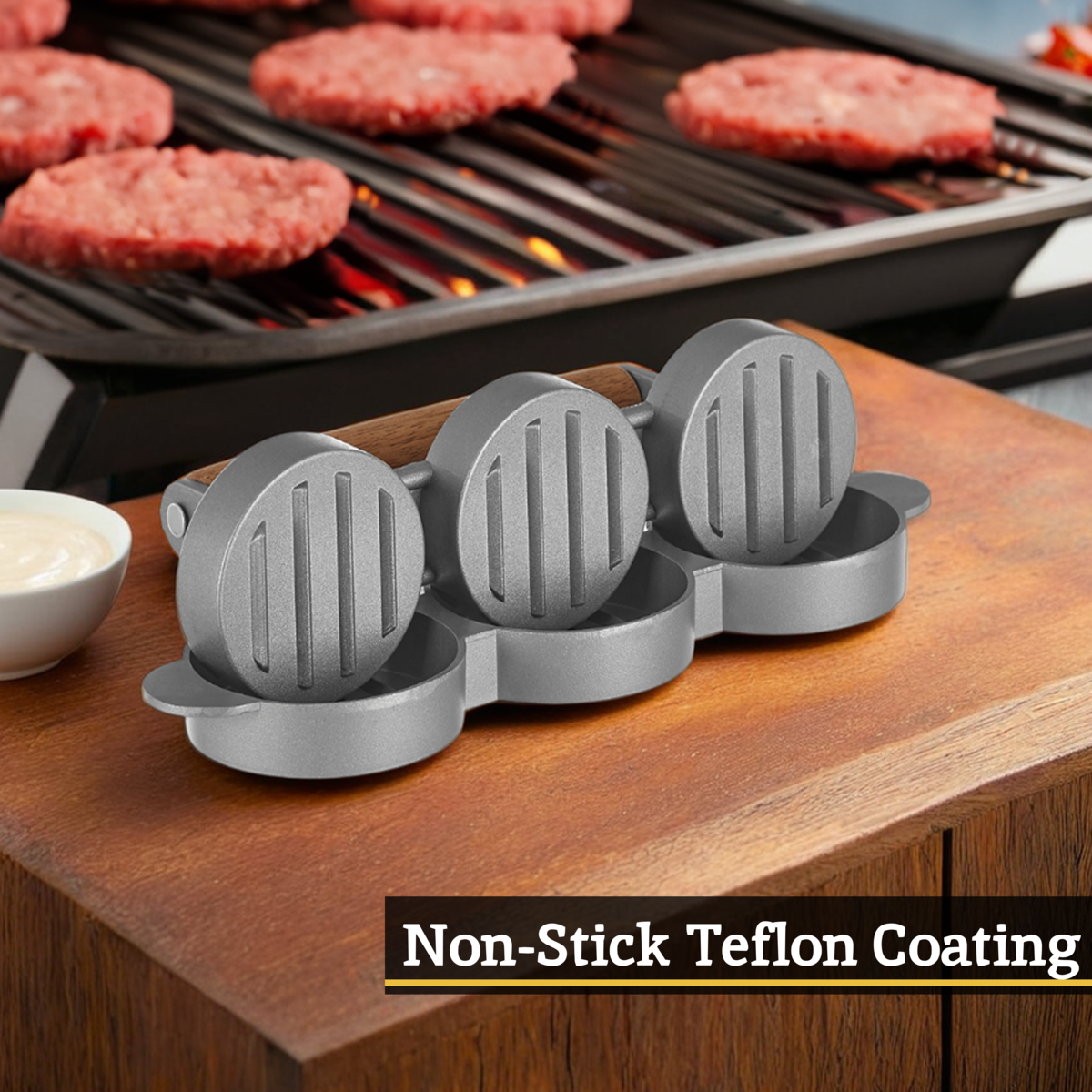 Triple Mini Burger Press | From Scratch
