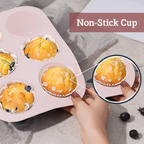 Pastel Pink 6 Cup Muffin Mould | Zing