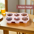 Pastel Pink 6 Cup Muffin Mould | Zing