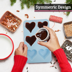 Pastel Blue Heart Shape Cake Mould | Zing