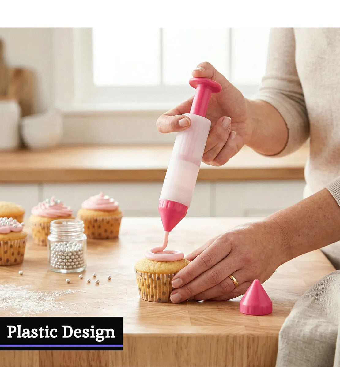 Hot Pink 3 Piece Cake Decorating Pen | Hallie