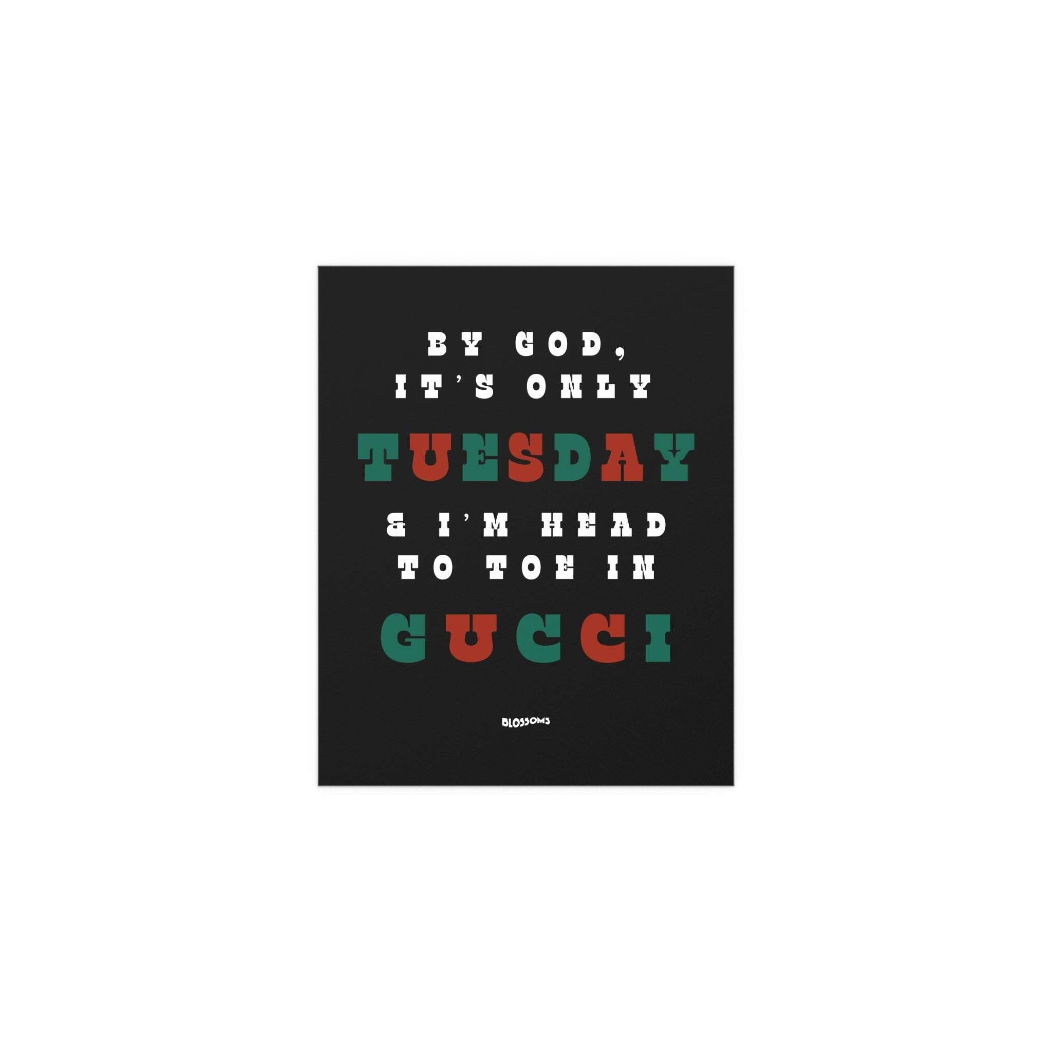 Blossoms - I Like Your Look (Black + Green + Red)