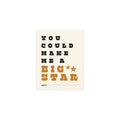 Blossoms - Big Star (Off-white + Black + Gold)