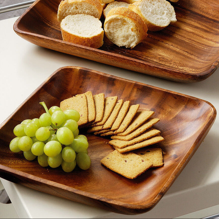 Acacia Curved Sides Serving Platter | Kora