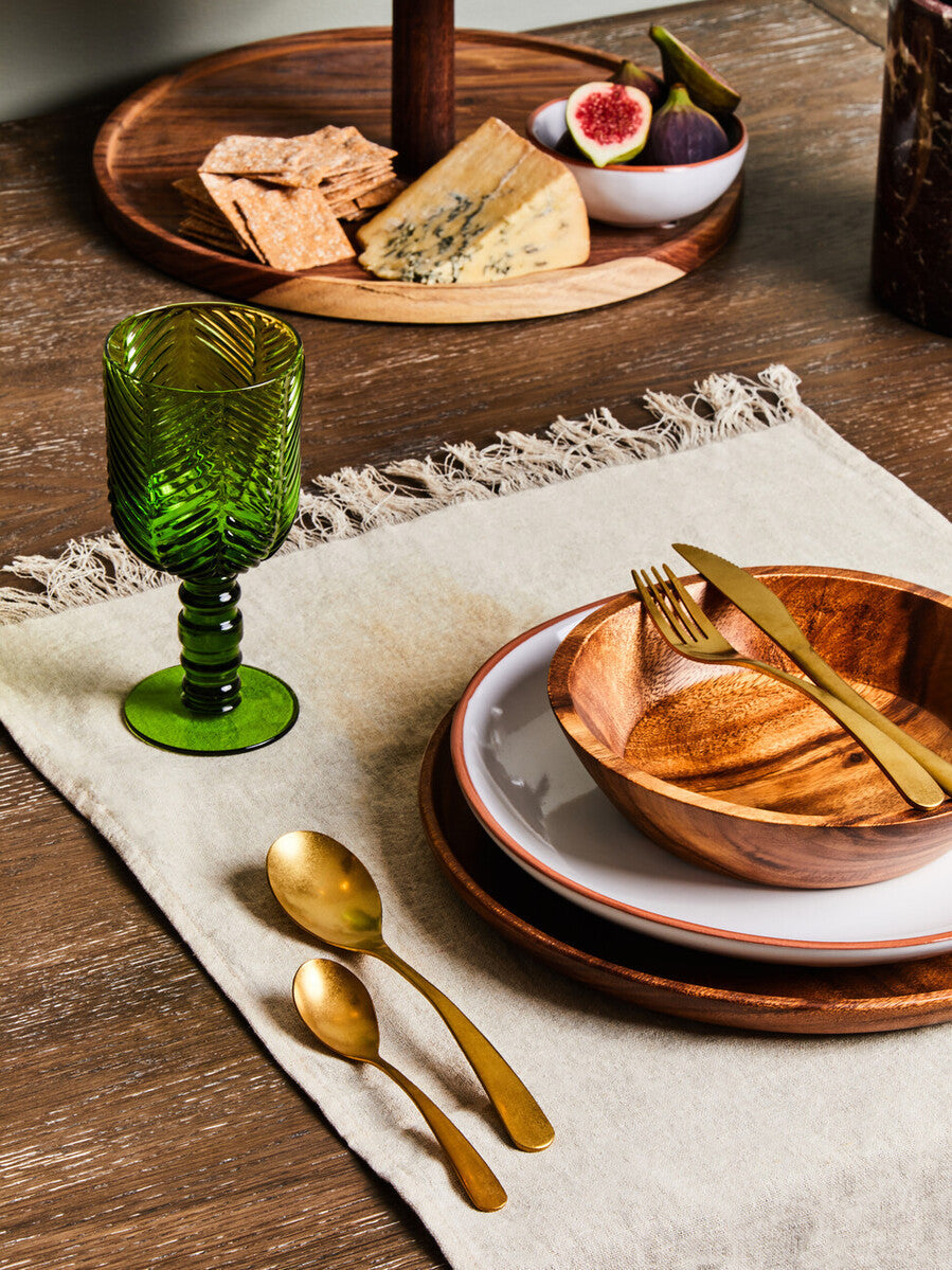 Round Acacia Wood Plate | Kora
