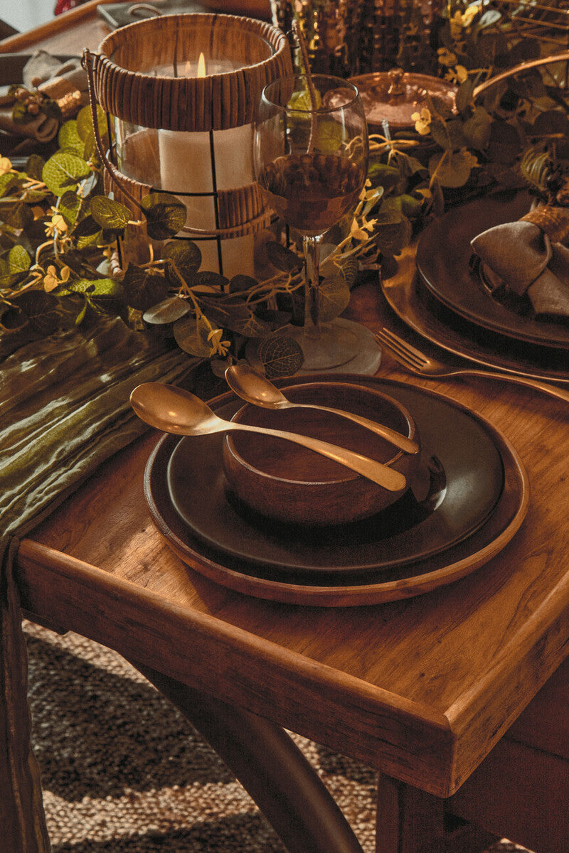 Round Acacia Wood Plate | Kora