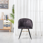 Vittorio Rocco LUX 5PCs Dining Set includes an Oak Dining Table and Set of 4 Dining Chairs